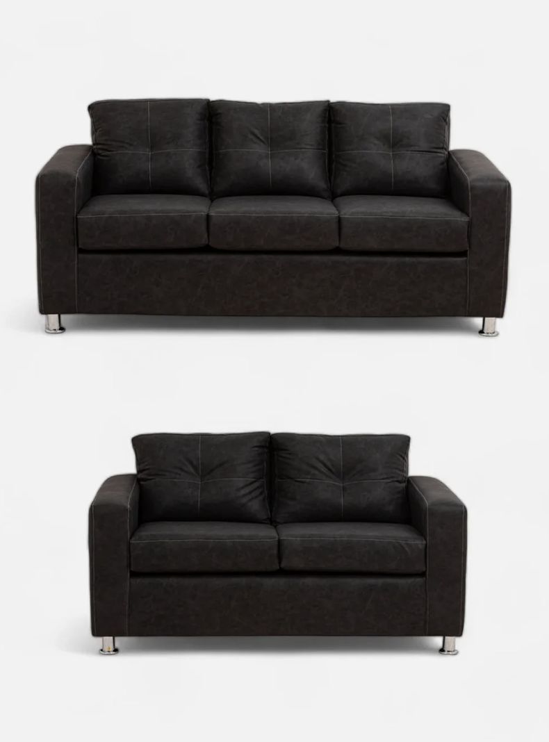 Juego Living George 32 Cuero Auris