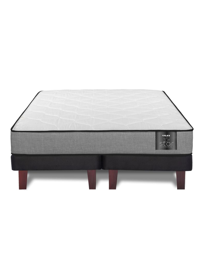 Cama Europea Star 2 Plazas x 200 cm Base Dividida-2