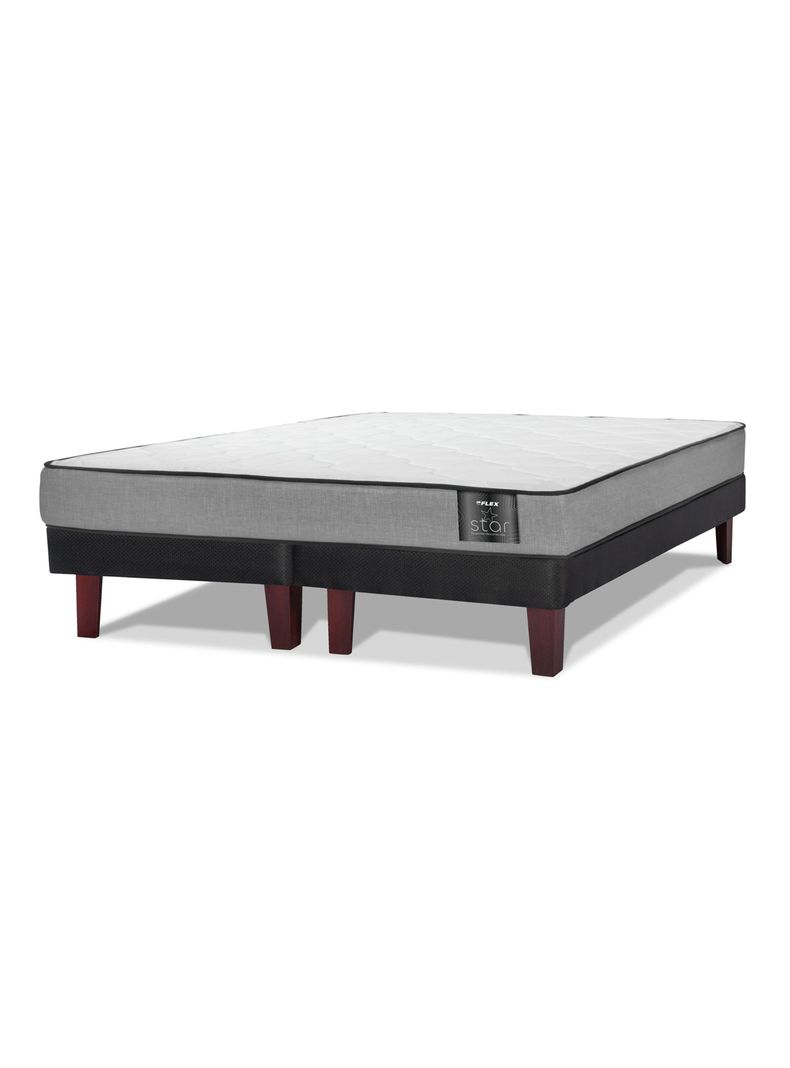 Cama Europea Star 2 Plazas x 200 cm Base Dividida-0