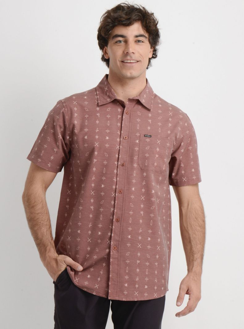 Camisa Regular Manga Corta
