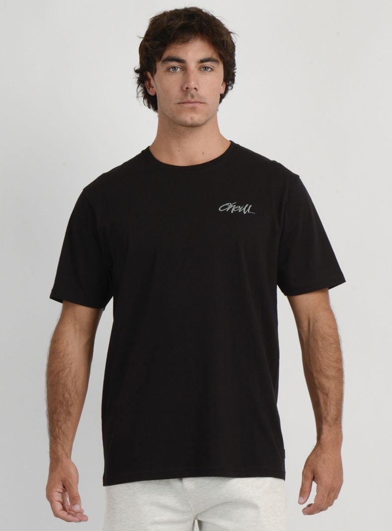 Polera Manga Corta Estampado Algodón Regular