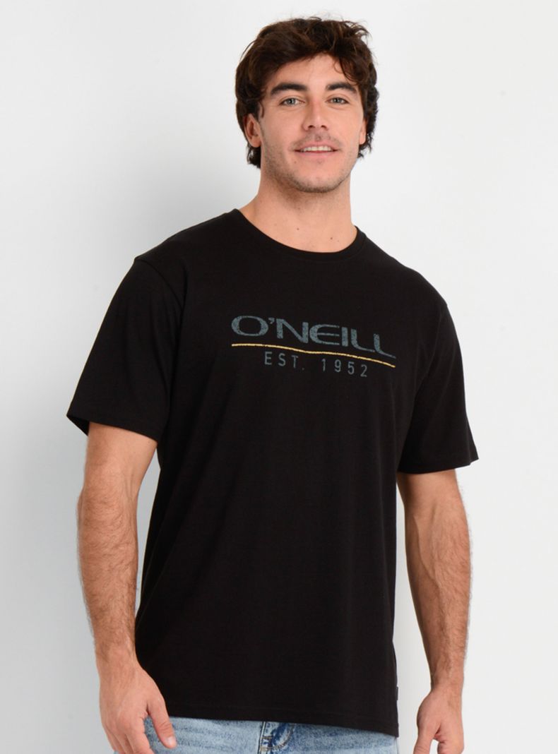 Polera Manga Corta Estampado Frontal