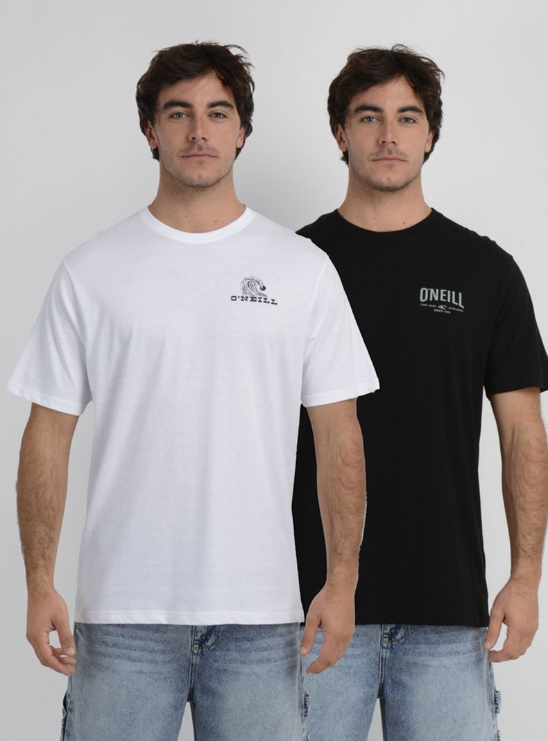 Pack 2 Poleras Logo Manga Corta