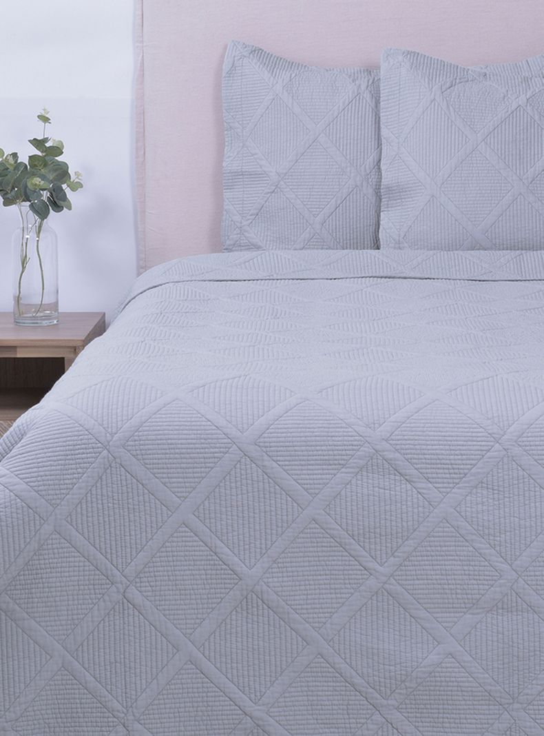 Cubrecama Quilt Rombo 2 Plazas