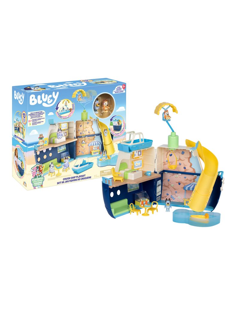 Set Figura de Acción Túnel de Lavado Bluey con Vehículo