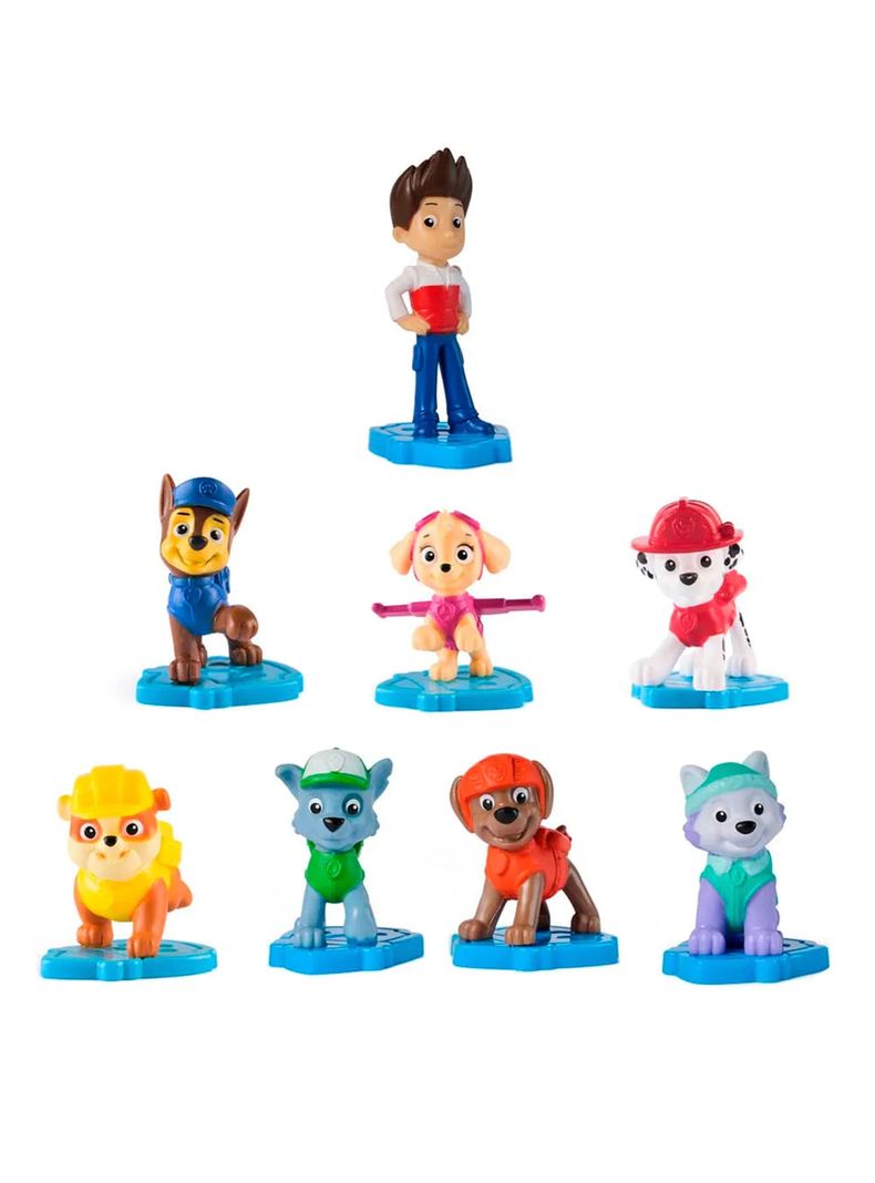 Pack 8 Mini Figuras de Acción Paw Patrol 5.8 cm