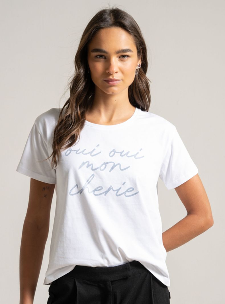 Polera Oui Oui Blanco