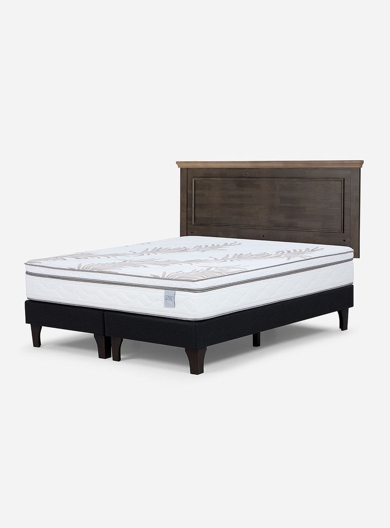 Box 2 Plazas Neo Plus 1.50x2.00 BD + Respaldo Anna