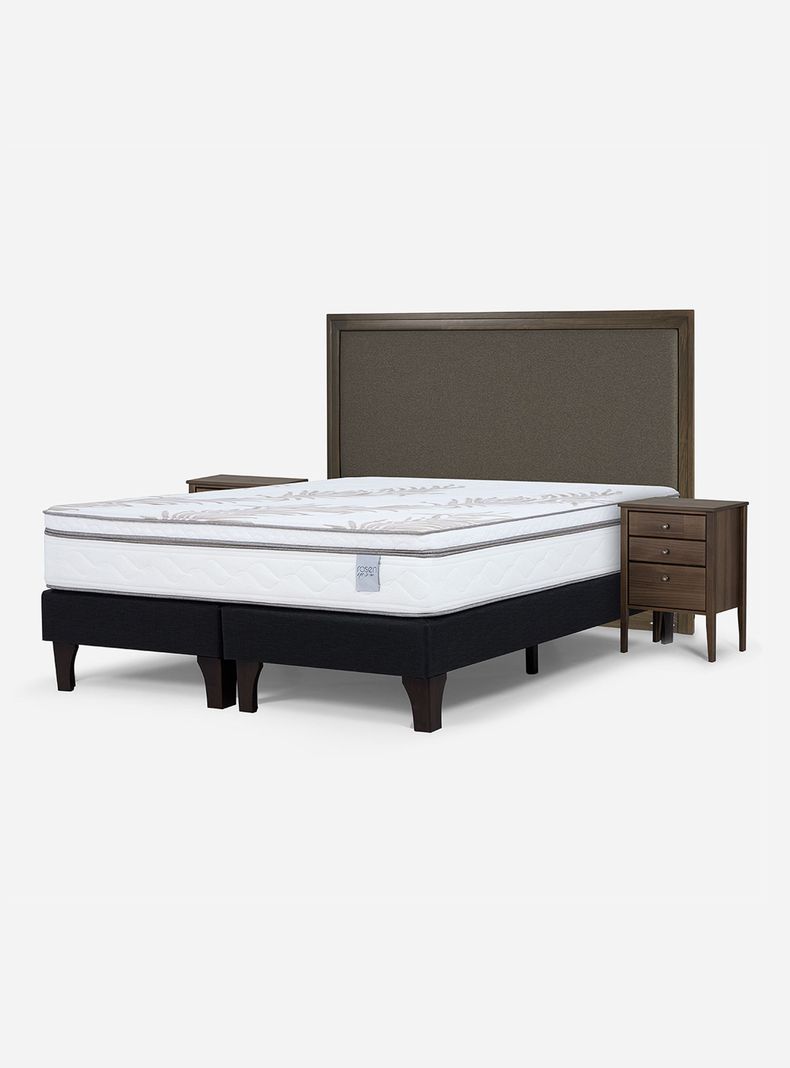 Cama Europea 2 Plazas Neo Plus 1.50x2.00 BD N Nolita N