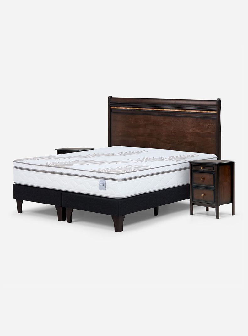 Cama Europea 2 Plazas Neo Plus 1.50x2.00 BD Opera II