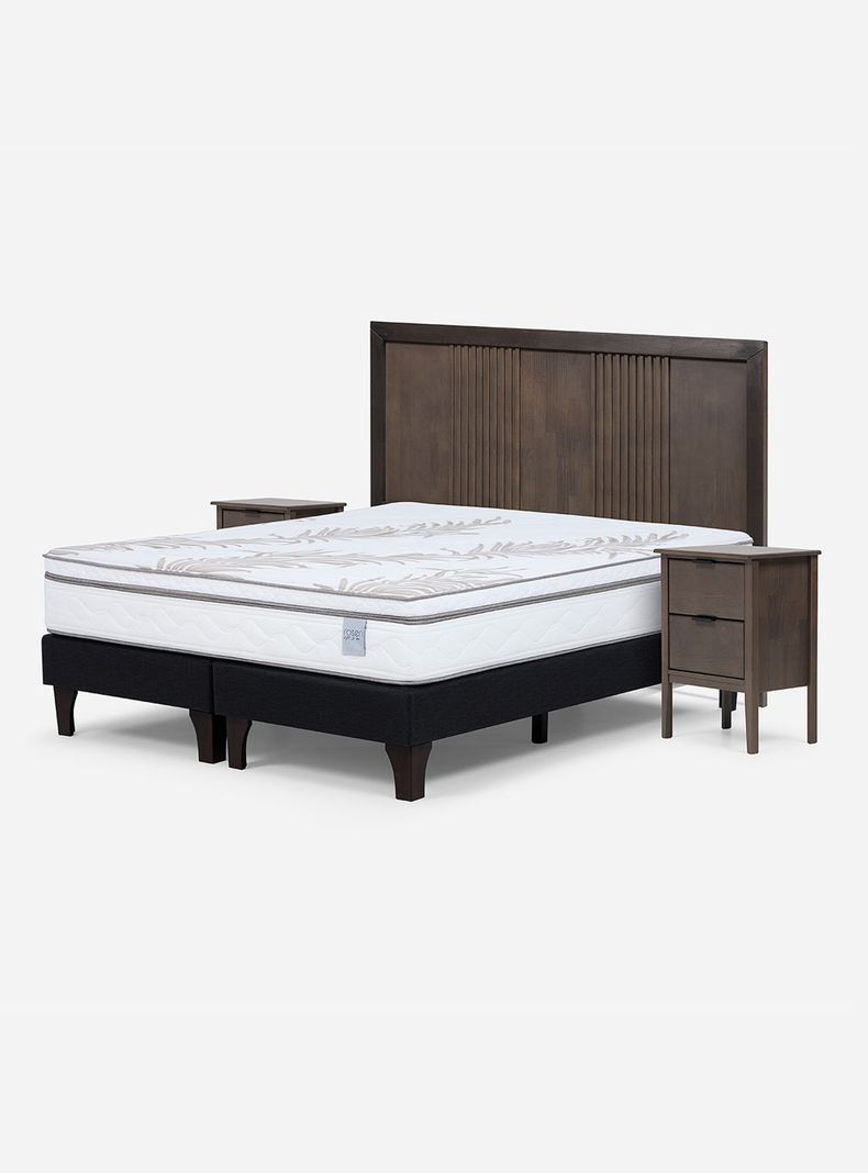 Cama Europea 2 Plazas Neo Plus 1.50x2.00 BD Marco