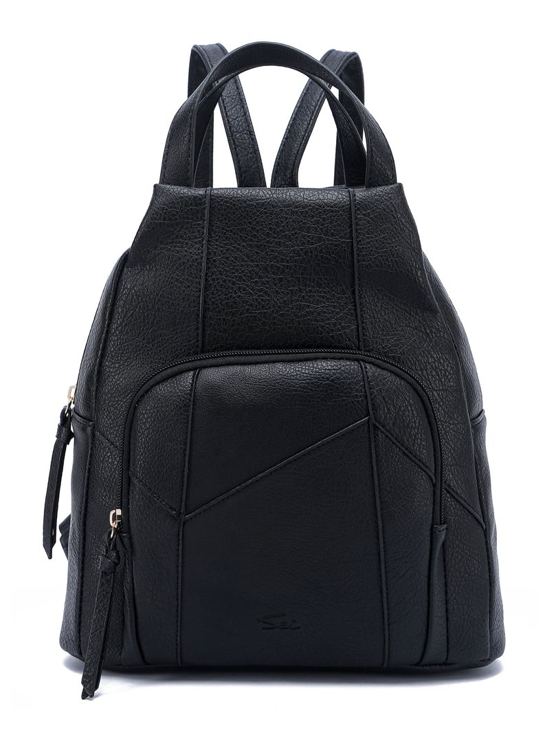 Mochila Urbana Patchwork Achillée Negro