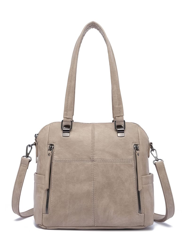 Cartera de Hombro Minimalista Pivoine Beige