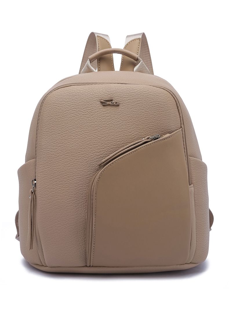 Mochila Urbana Minimalista Saule Beige