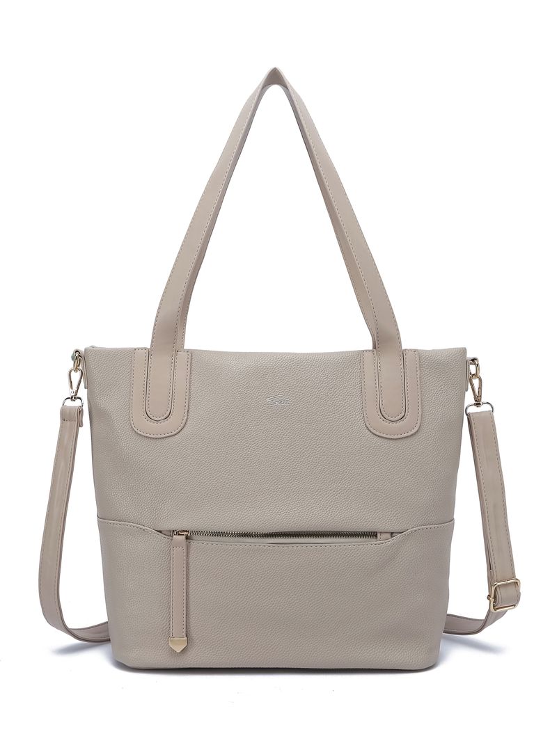 Bolso Laptop Minimalista Marguerite Beige