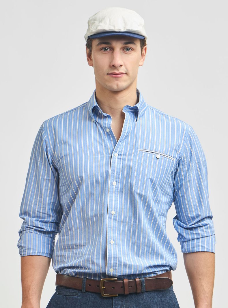 Camisa Sport Button Down Weekend Manga Larga
