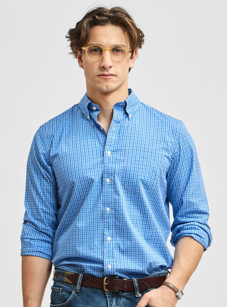 Camisa Sport Button Down Weekend Algodón