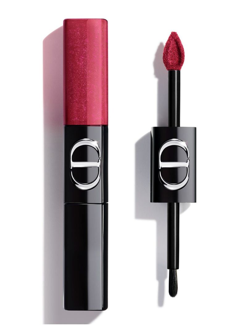 Labial Líquido Rouge Dior Sequin Liquid Duo Tono 962 Candy Cane Edición Limitada