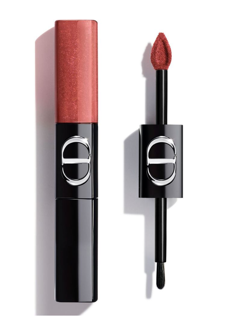 Labial Líquido Rouge Dior Sequin Liquid Duo Tono 973 Sweet Spice Edición Limitada
