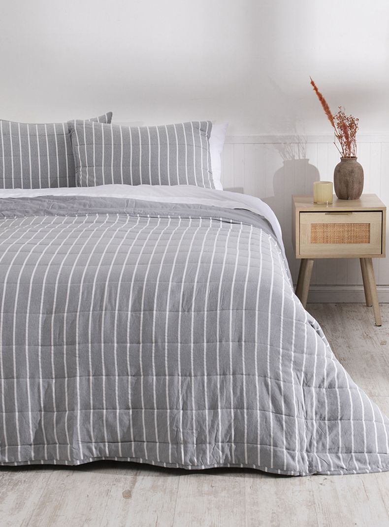 Quilt Palma Cationic King Gris