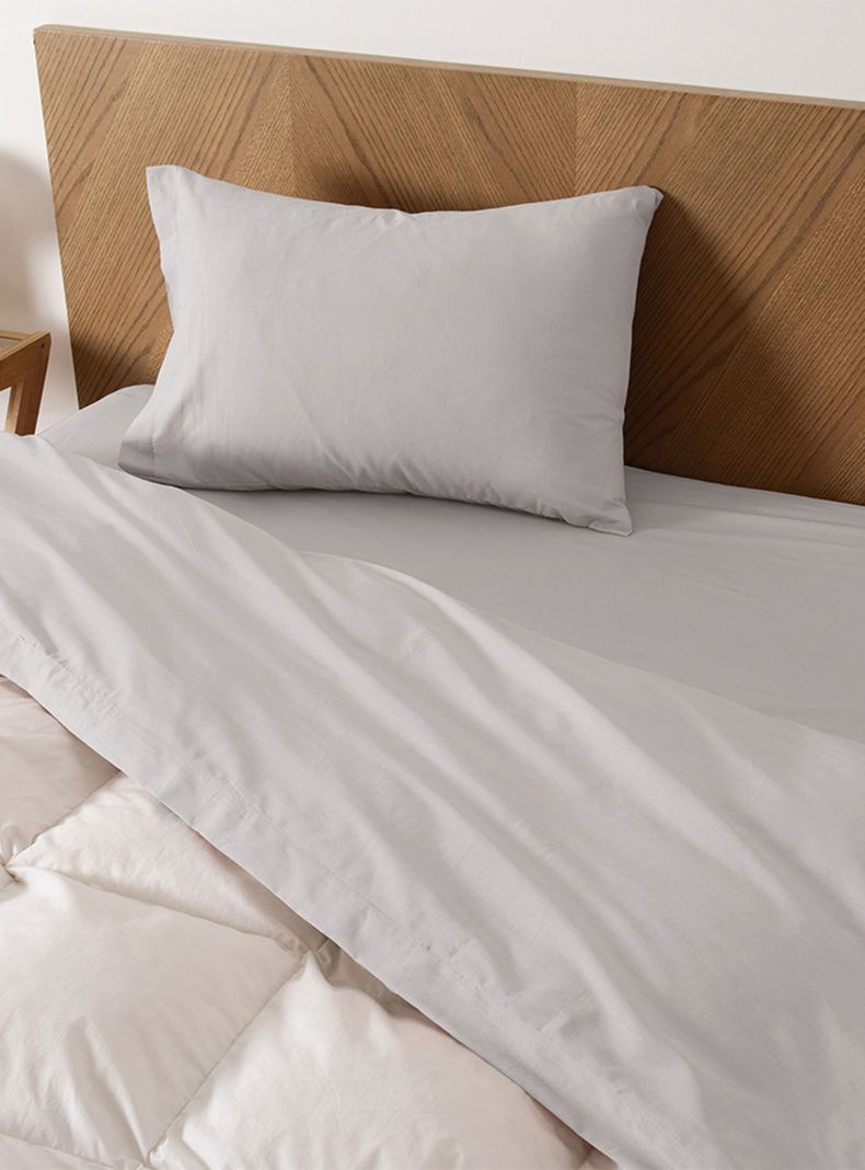 Sábana Percale 250 Hilos 1.5 Gris