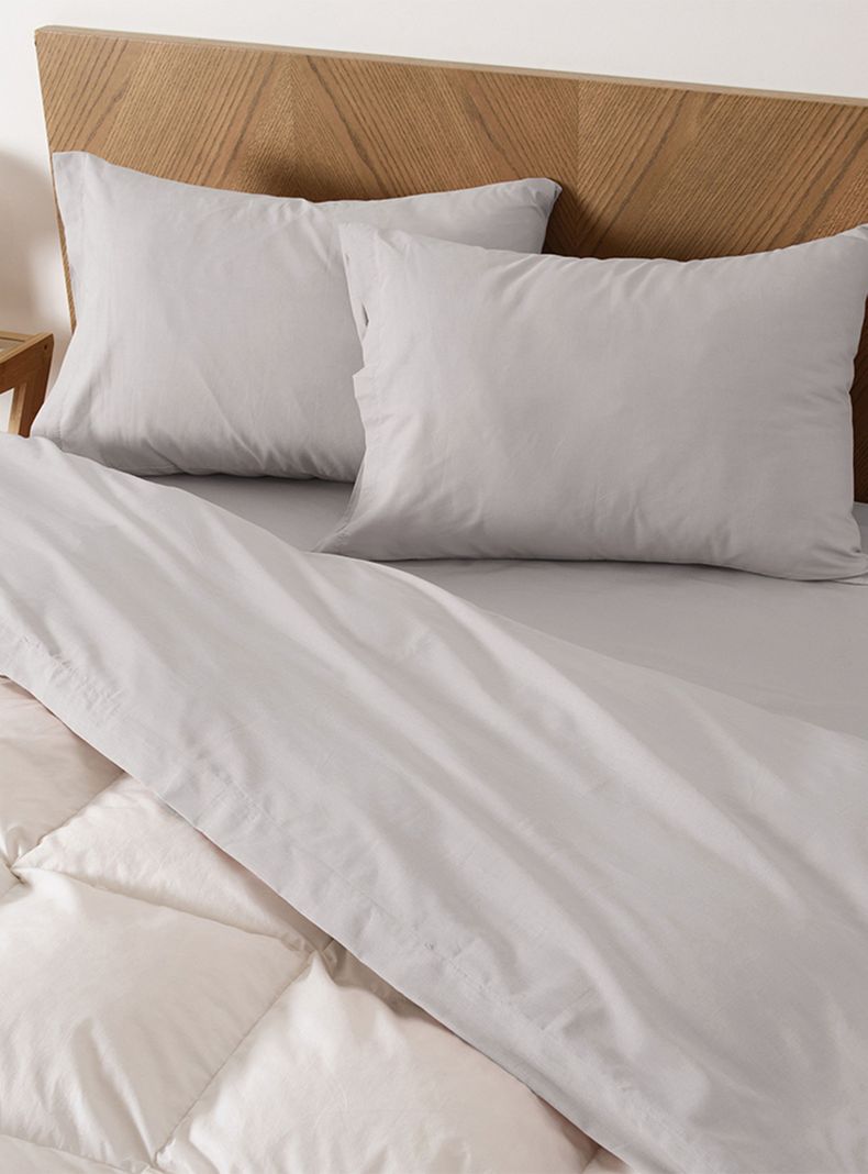 Sábana Percale 250 Hilos King Gris