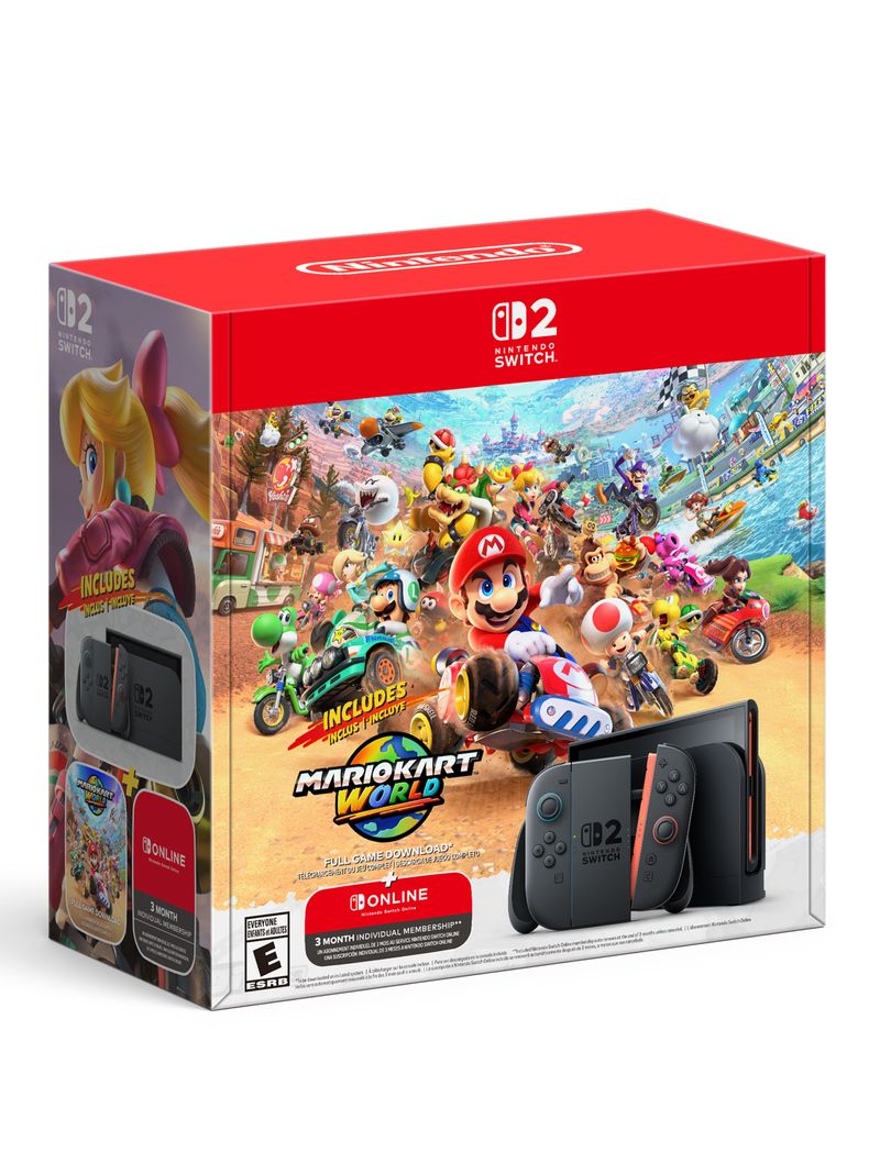 Consola Nintendo Switch 2 + Mario Kart World + 3 Meses Nintendo Switch Online