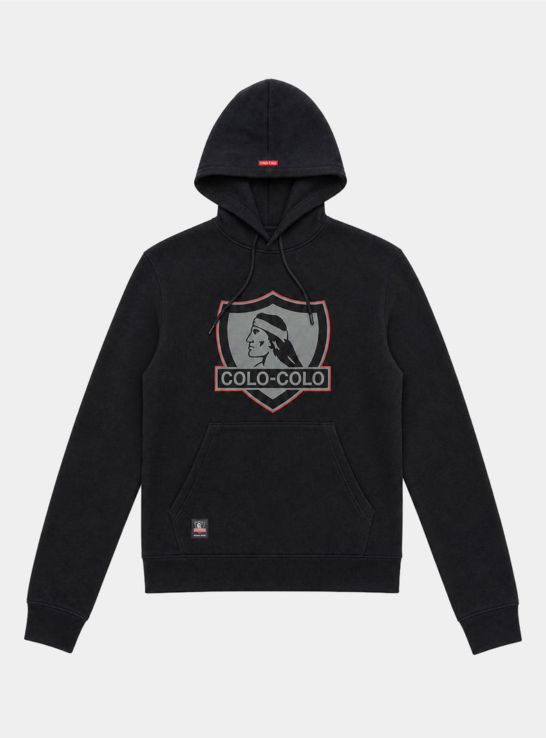 Polerón Colo Colo Estamado con Gorro