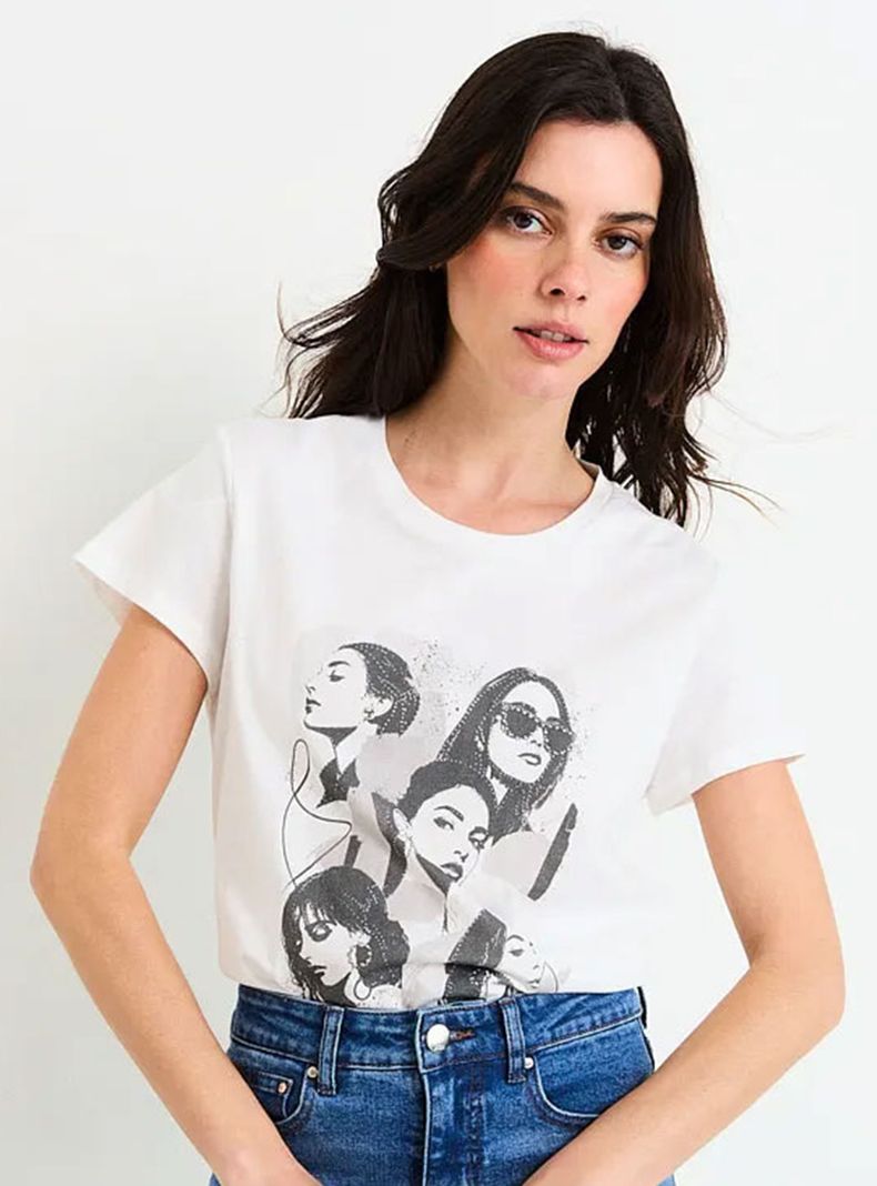 Polera Estampada Algodón