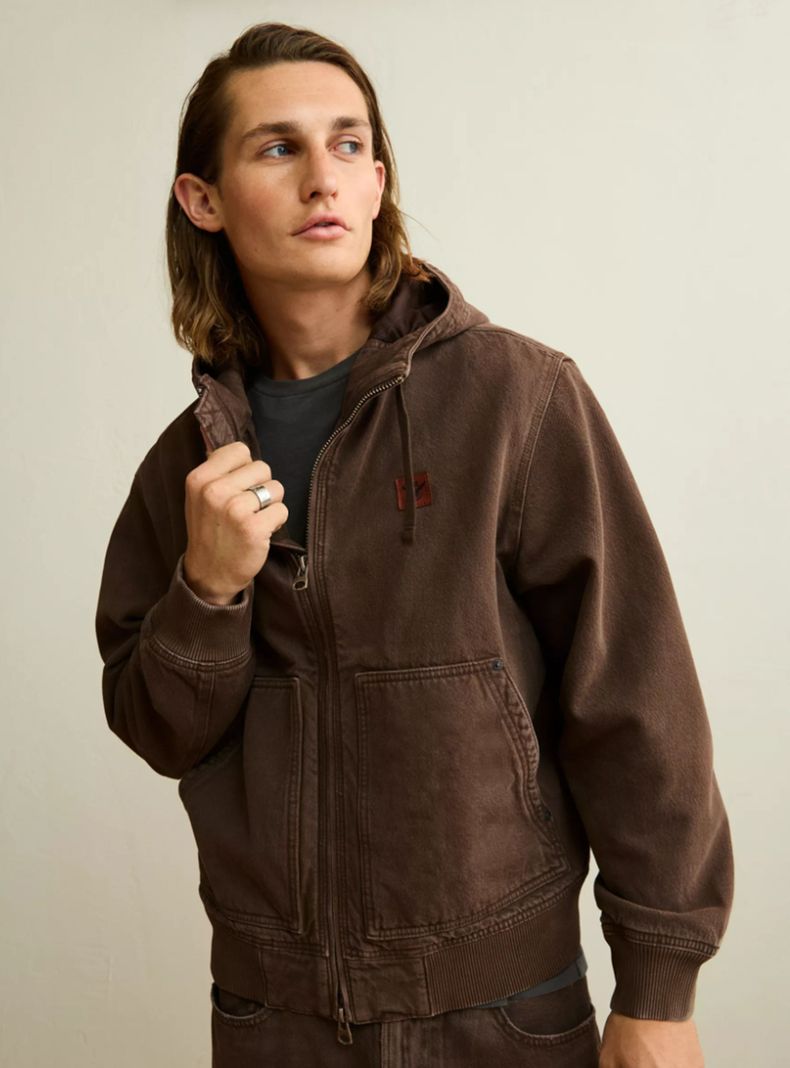 Polerón AE x Lamine Yamal de Denim con Capucha