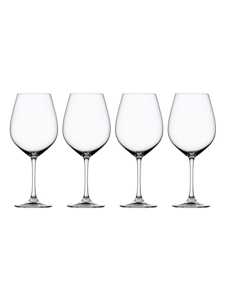 Set de 4 Copas Salute Burgundy