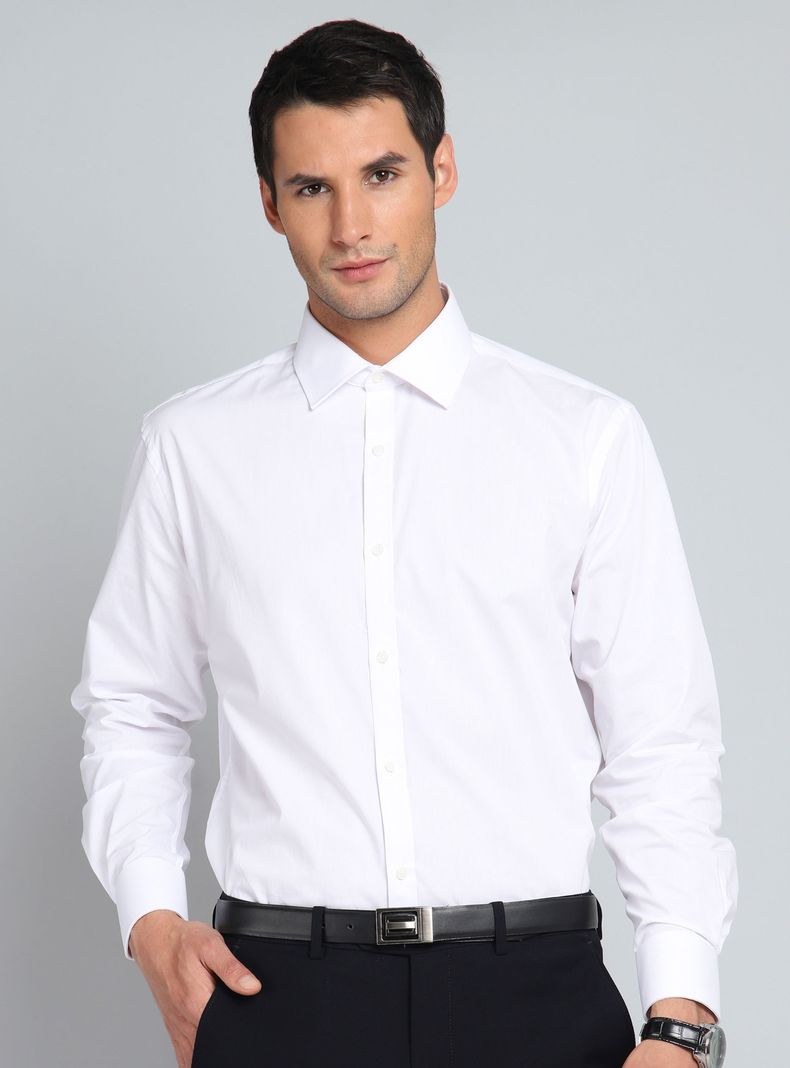 Camisa Formal Color Manga Larga