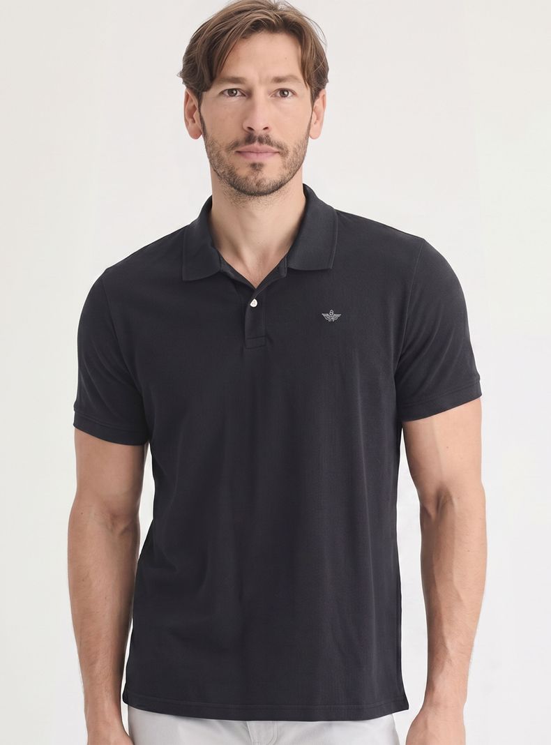 Polera Manga Corta Cuello Polo Pique