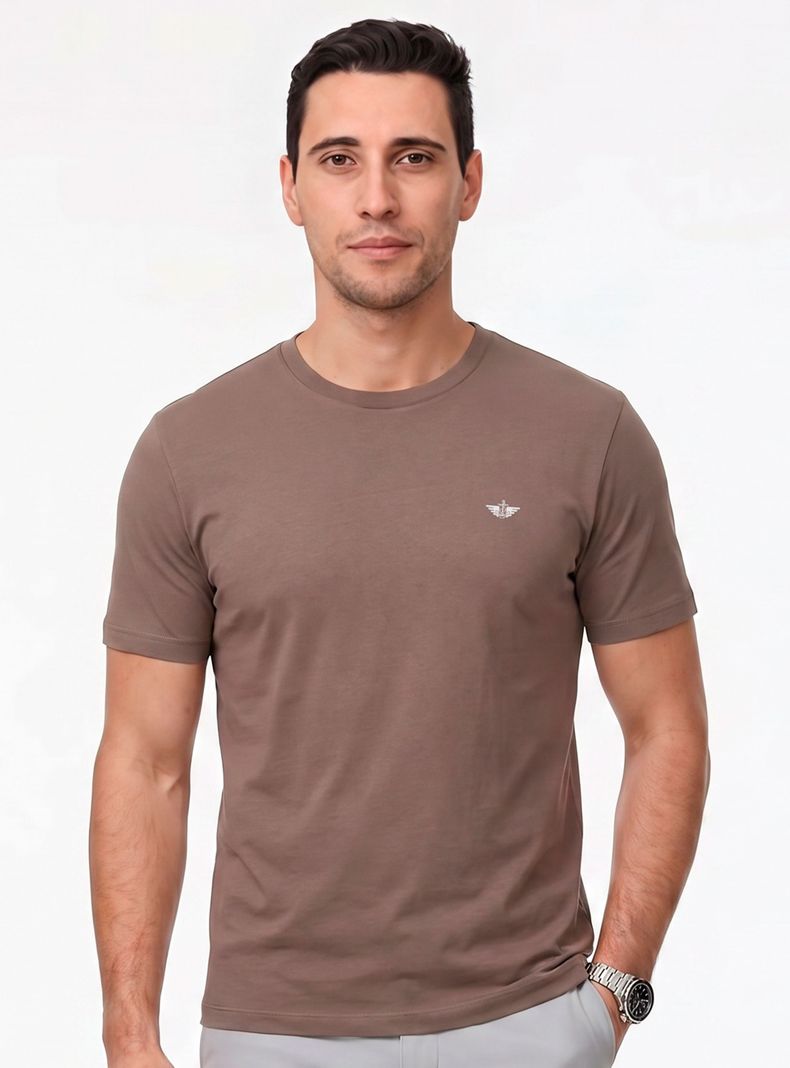 Polera Manga Corta Tee Crew Cuello Redondo