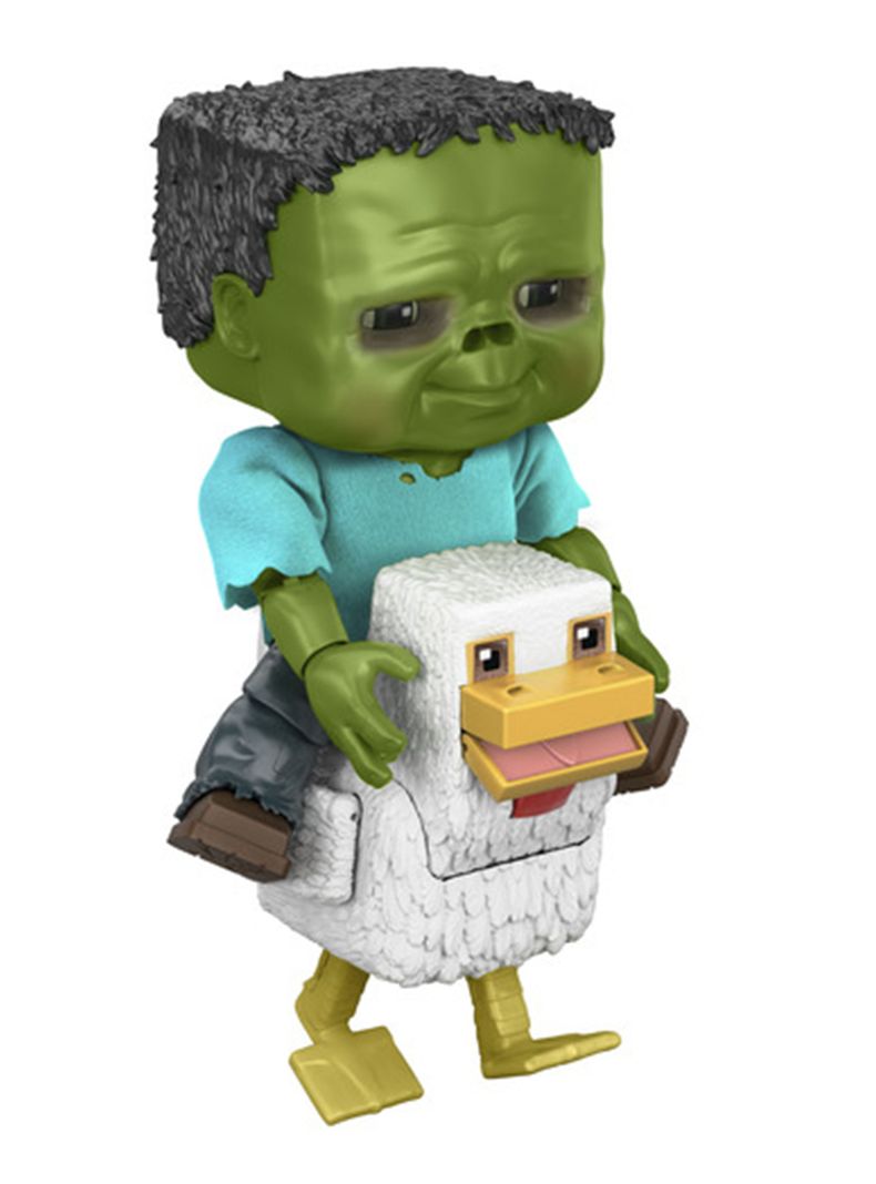 Figura de Colección Minecraft Chicken Jockey
