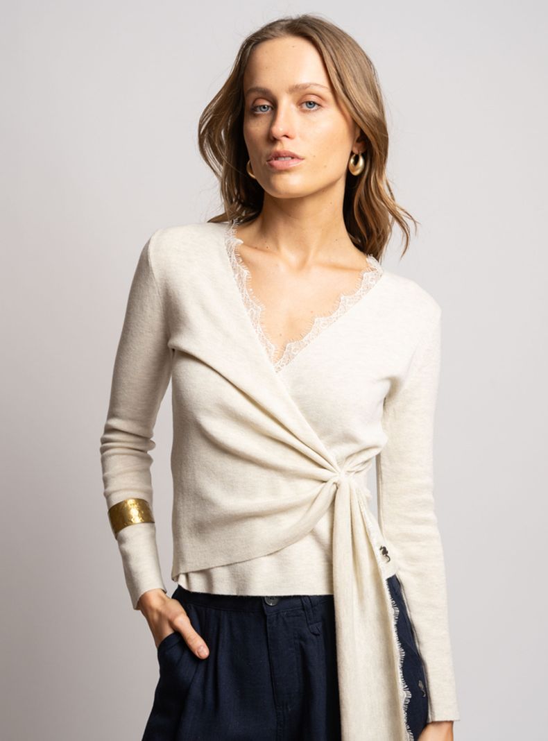 Chaleco Kas Beige