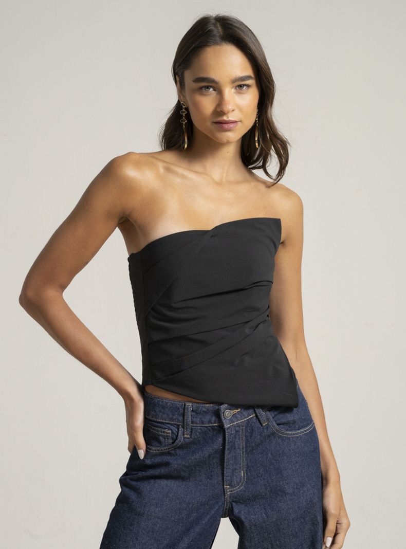 Strapless Delfina Negro