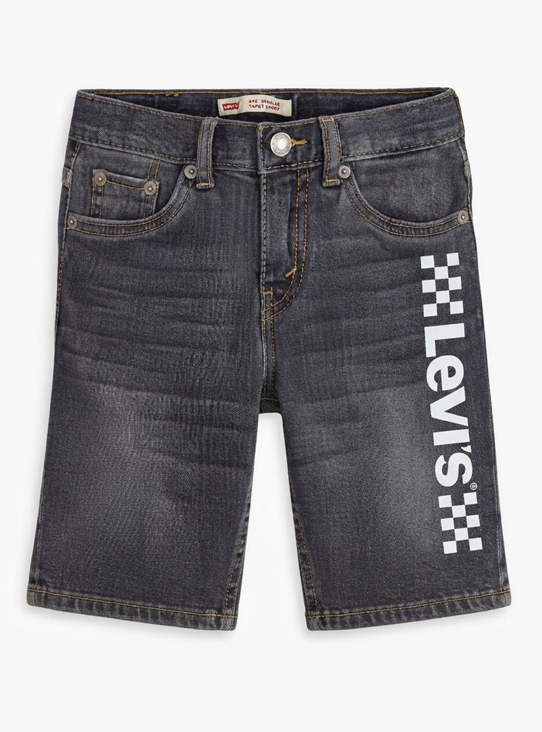 Short Tiro Medio Logo Vertical Niño