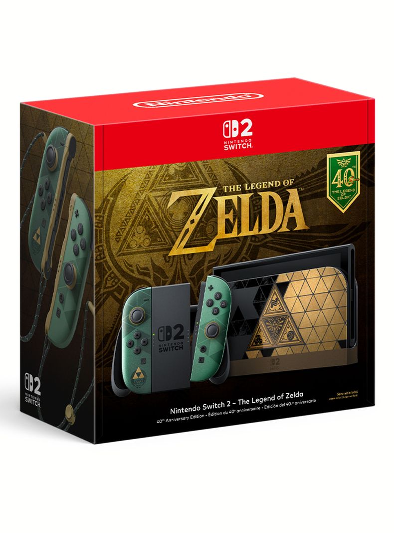 Preventa Consola Nintendo Switch 2 The Legend of Zelda 40th Aniversario
