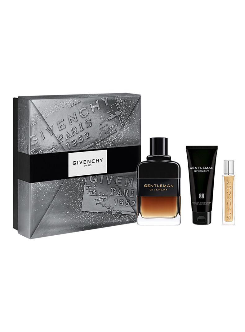 Set de Perfume Gentleman Reserve Privee EDP Hombre 100 ml + Gel de Ducha 75 ml + Travel Size 10 ml