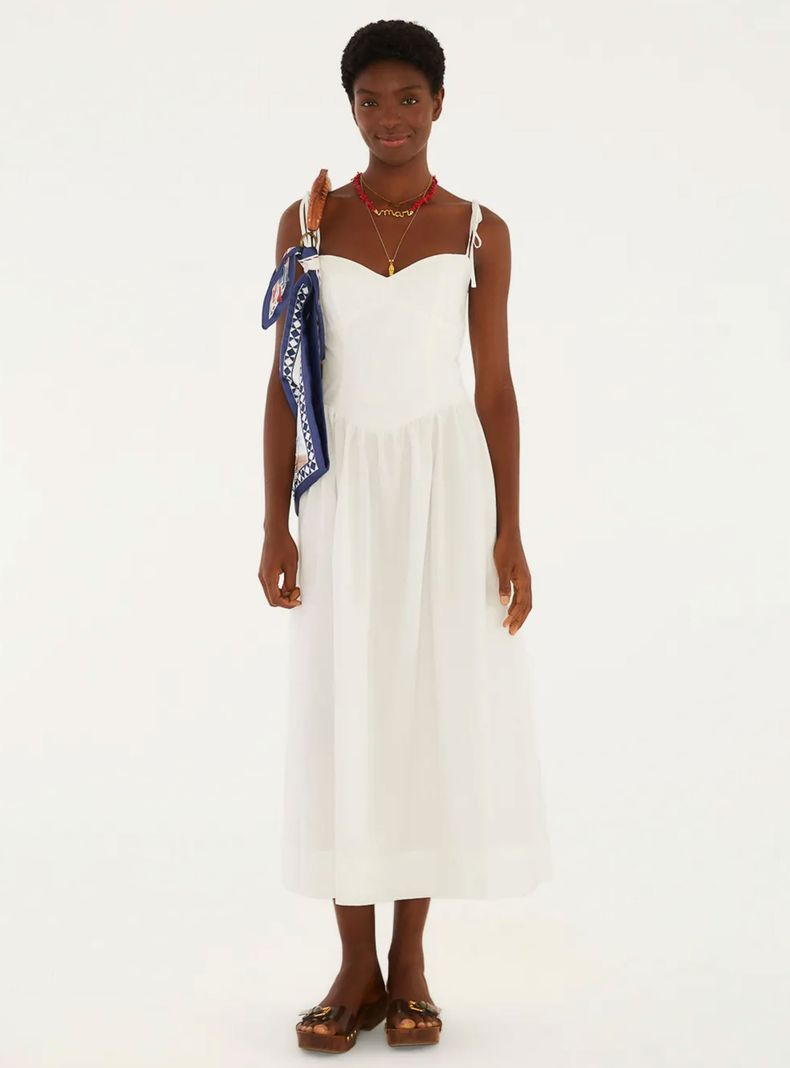 Vestido Midi Detalle Amarras