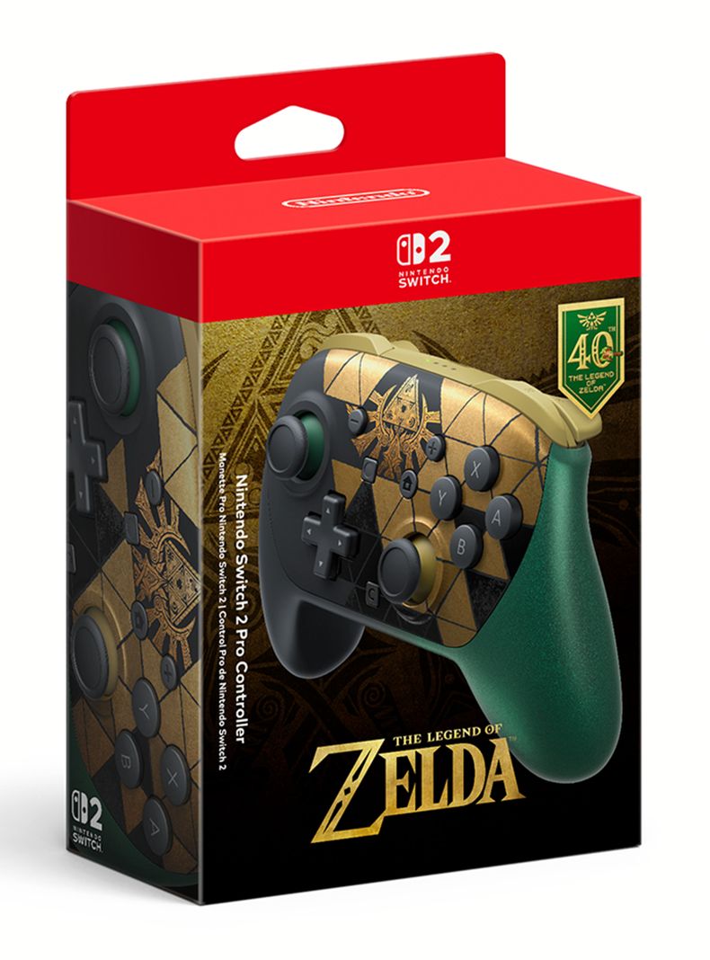 Preventa Control Nintendo Switch 2 Pro Controller The Legend of Zelda 40th Aniversario