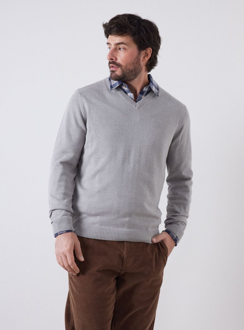 RAINFOREST SWEATER BÁSICO CUELLO V