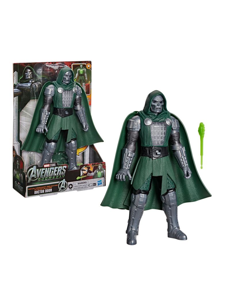 Figura de Acción Doctor Doom Brillo de Poder Avengers Doomsday