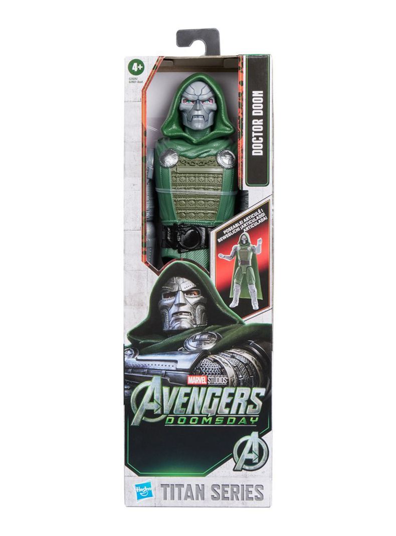 Figura de Acción Doctor Doom Avengers Doomsday Titan Series