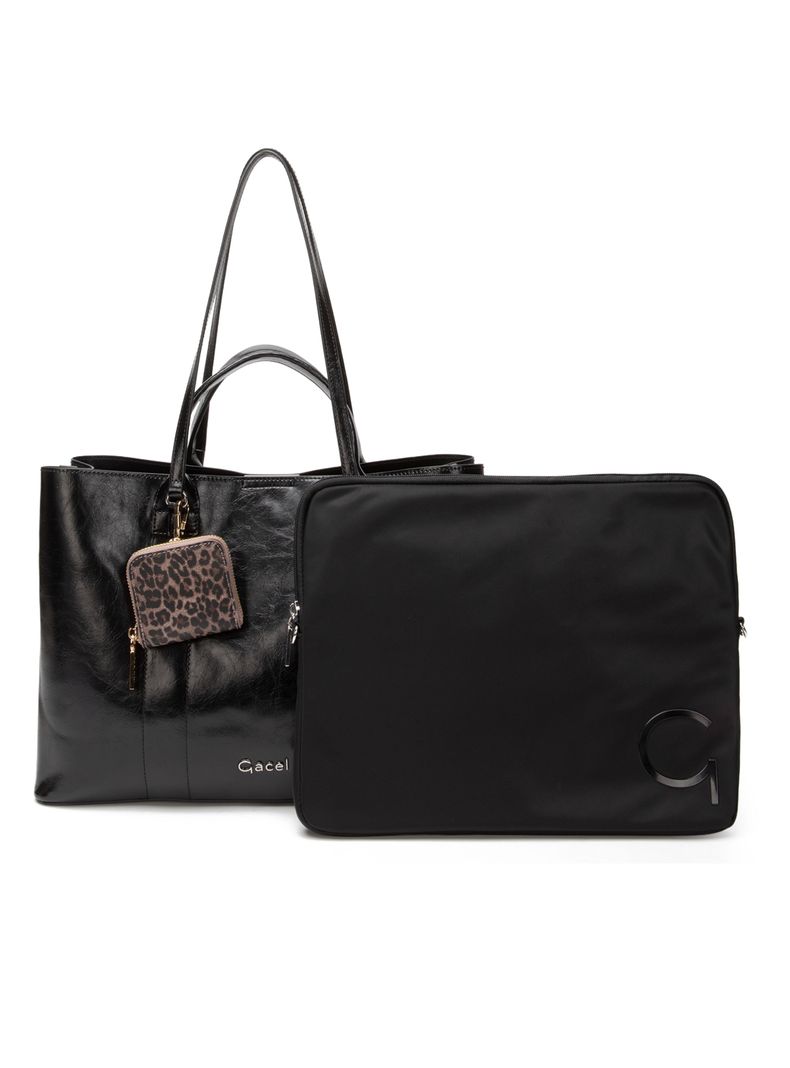 Cartera Shopping Notebook 13'' Sintético Negro