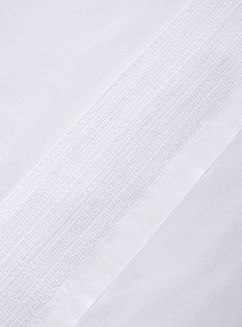 Sábanas King 200 Hilos White Bordada-2