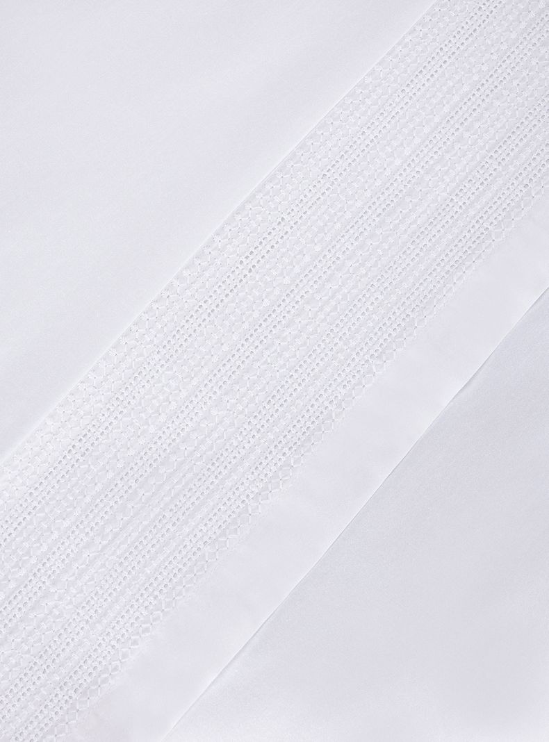 Sábanas Super King 200 Hilos White Bordada-2