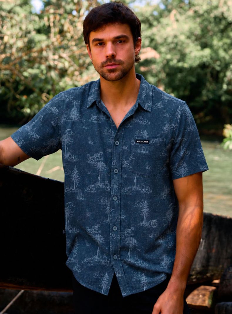 Camisa Mero Regular Manga Corta