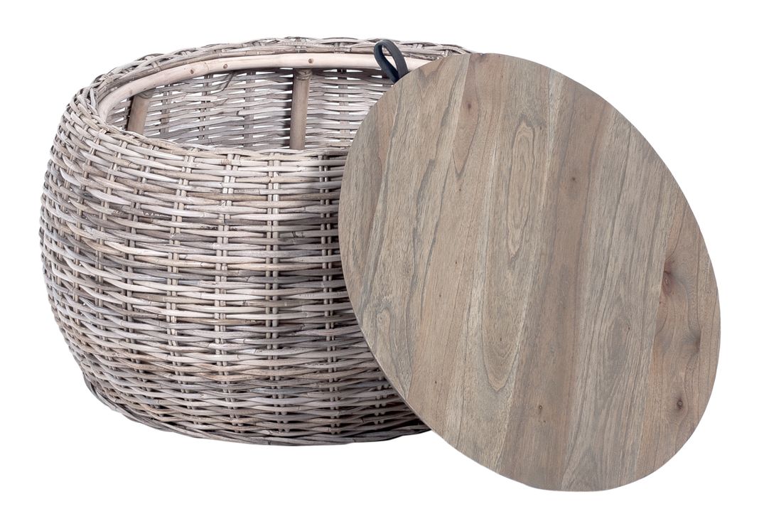Mesa Madera Ratán-2